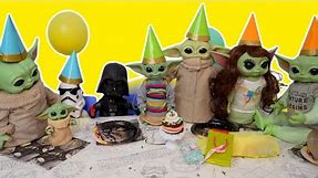 Baby Yoda Grogu’s Birthday Party 🥳 cake 🎂 piñata 🪅 and fun games Star Wars
