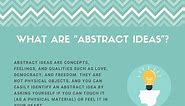 11 Examples Of What Abstract Ideas Are (Explained For Beginners)