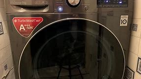 LG V10 F6V1009BTSE Turbowash 360 ThinQ washing machine - Unboxing & installation