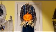 Gemmy 2021 Animated Talking Headless Pumpkin Scarecrow