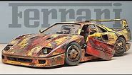 Restoration Old Abandoned FERRARI F40. Extra Detailed Restoration and Tuning Ferrari F40