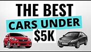 THE BEST Cars Under $5,000 For Reliability - Top 5 Reliable Cars Under $5k