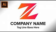 Letter Z Logo Design Tutorial | Adobe illustrator Logo Design Tutorial