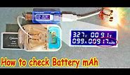 How to check mobile cell phone battery power in mAh