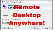 Setup Remote Desktop from Anywhere & Change Secure RDP Port Access (Your PC over the Internet)