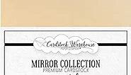 Cardstock Warehouse Mirror Gold - 8.5 x 11" - 12 Pt. / 270 Gsm Reflective Premium Cardstock - 10 Sheets