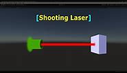 Shooting Laser using Raycast and LineRenderer | Unity Game Engine