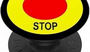 Emergency Stop Button PopSockets PopGrip: Swappable Grip for Phones & Tablets