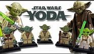 Every LEGO Yoda Minifigure (2002 - 2023)