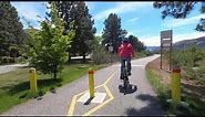 4K Biking on the Apple Capital Recreation Loop Trail near Wenatchee, Washington