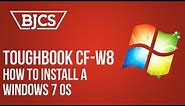 How to Install Windows 7 on a Panasonic Toughbook CF-W8