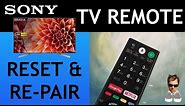 SONY TV Voice remote Reset / Re-pair FIX Bravia Android TV