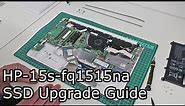 HP 15s-fq1515na SSD Upgrade Guide