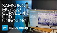 Samsung MU7500 Curved 4K UHD TV - Unboxing