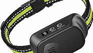 Rechargeable Dog Bark Collar with Beep Vibration and Shock,Anti Barking Collar for Small Medium Large Dogs, Humane Dog Training Device with 5 Adjustable Sensitivity Levels