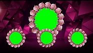Pink Vector Motion Backgrounds for Free | Pink Flower Circle Background | DMX HD BG 130
