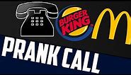Burger King Calls McDonalds Prank Call