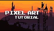How create Pixel Art For Games - Tutorial - 8Bit Graphic Design