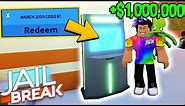 ALL *WORKING* ATM CODES FOR ROBLOX JAILBREAK! (March 2019)