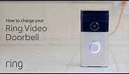 How to Charge Your Ring Video Doorbell | Ring