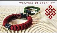 How to Tie a Snake Knot Paracord Bracelet with Buckles Tutorial