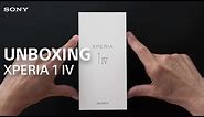 Unboxing: Sony Xperia 1 IV