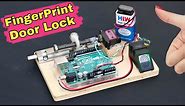 How to Make Fingerprint Door Lock | Arduino Project