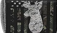 Deer Camo Camouflage American Flag Hunting Insulated Lunch Box Bag Portable Lunch Tote For Women Men And Kids