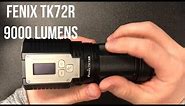 Fenix TK72R Review and First Look!! 9000 Lumens!