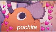 pochita being the cutest thing alive for 1 minute and 30 seconds