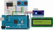 Arduino -LCD Display to Monitor and Control Servo Motor with Ultrasonic Sensor