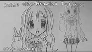 How to draw: Anime School Girl Body | step-by-step | beginners tutorial