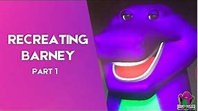 Building Barney's Head Part 1 | 1988 Barney Costume Build