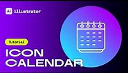 How to Make a Calendar Icon in Adobe Illustrator from Start to Finish - Tutorial