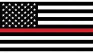 What does the thin red line flag mean?