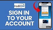 Credit One Bank Login | Credit One Online Banking Sign-In 2021| creditonebank.com Login