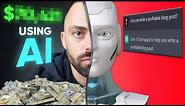 ChatGPT Tutorial - How to Create a Profitable Blog with AI (Step By Step)