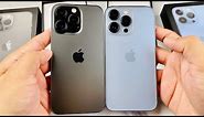 iPhone 13 Pro Sierra Blue Vs Graphite Color Comparison
