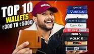 10 BEST WALLETS FOR MEN UNDER 500/1000 on Myntra 🔥 Wallet Haul Review 2024 | ONE CHANCE