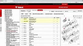 Bobcat Online Parts Catalog Tutorial