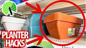 GRAB $1 PLANTERS from the Dollar Store for these CRAZY GOOD HACKS! (everyone will be copying these!)