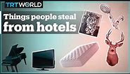What’s the most bizarre item stolen from a luxury hotel?