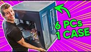 How this PC Case Fits SIX Editing Workstations Inside!
