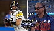 'Die-hard' Steelers fan Snoop Dogg breaks down Pittsburgh's loss in L.A. | NBC Sports
