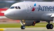 New American Airlines A319 - Landing, Close-Ups, Take-Off