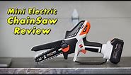 Brushless Mini Electric Chainsaw Review | Makita battery compatible