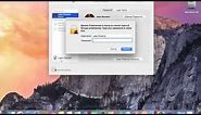 How to make your account an Administrator's account (Mac OS X Yosemite)