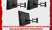 VideoSecu Articulating TV Wall Mount for most Sharp AQUOS 22 23 26 27 32 LC-26DV22u LC-26DV22u-W