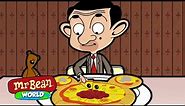 Teddy Shaped PIZZA?!! | Mr Bean Animated Season 2 | Funny Clips | Mr Bean Cartoon World