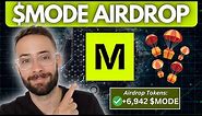 $MODE Airdrop Guide [Full Walkthrough]
